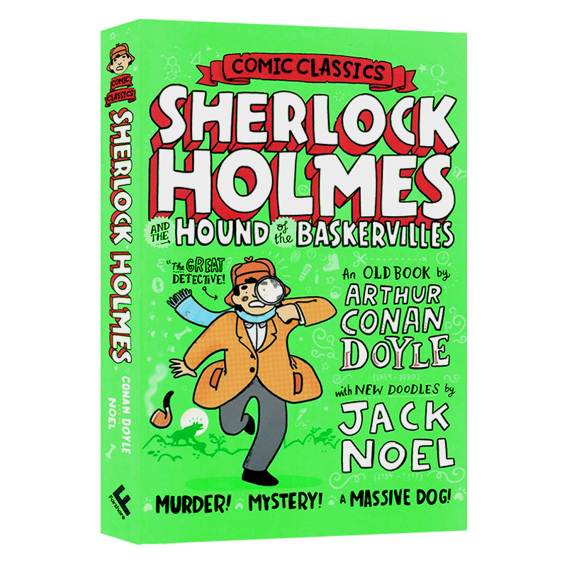 夏洛克 福尔摩斯与巴斯克维尔的猎犬 英文原版 Comic Classics Sherlock Holmes And The Hound Of The Baskervilles 漫画经典文学