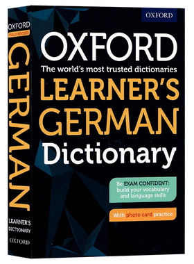 牛津德语学习词典 进口原版 Oxford Learner's German Dictionary 英语德语双解 学生工具书 课外用书 14岁+儿童词汇学习写作提高