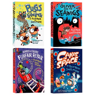 里夫与麦金太尔历险记4册 英文原版漫画小说 Reeve and McIntyre Adventures 金克斯和奥黑尔游乐场维修冰冻北方的 Pugs 课外读物