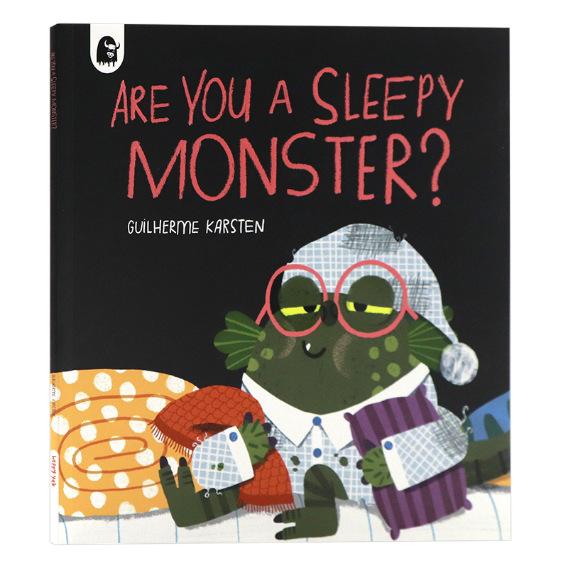 爱睡觉的怪兽 Are You a Sleepy Monster 英文原版绘本 儿童睡前绘本亲子共读图画故事书进口英语童书 Guilherme Karsten