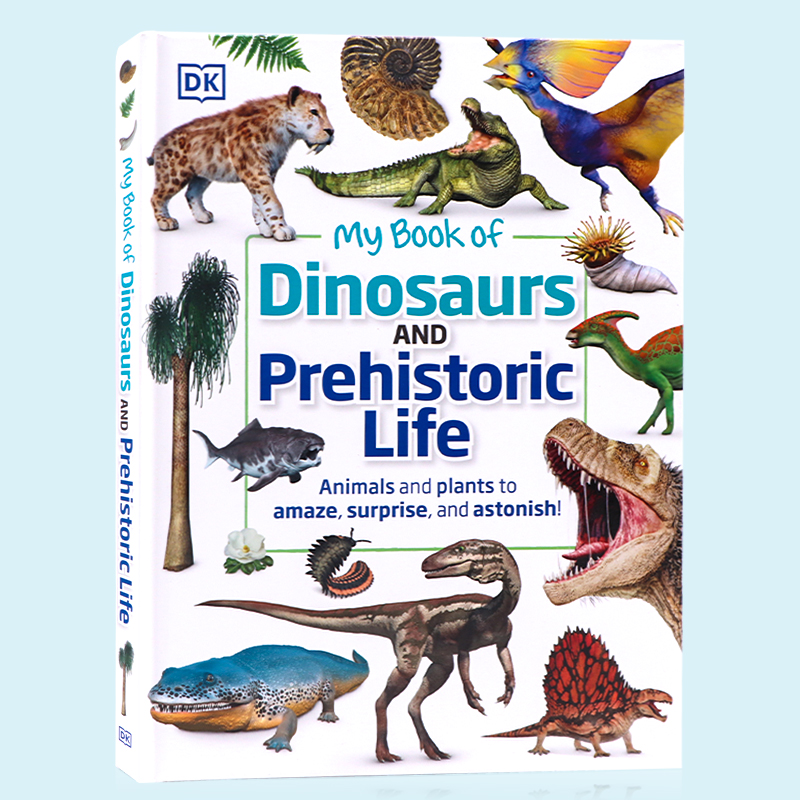 现货 DK恐龙与史前生命百科全书 英文原版My Book of Dinosaurs and Prehistoric Life儿童课外拓展阅读英语科普书籍进口少儿童书