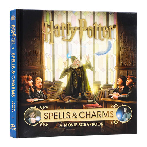 哈利波特电影周边 咒语与魅力 英文原版 Harry Potter Spells and Charms A Movie Scrapbook 哈迷精装收藏版 Jody Revenson