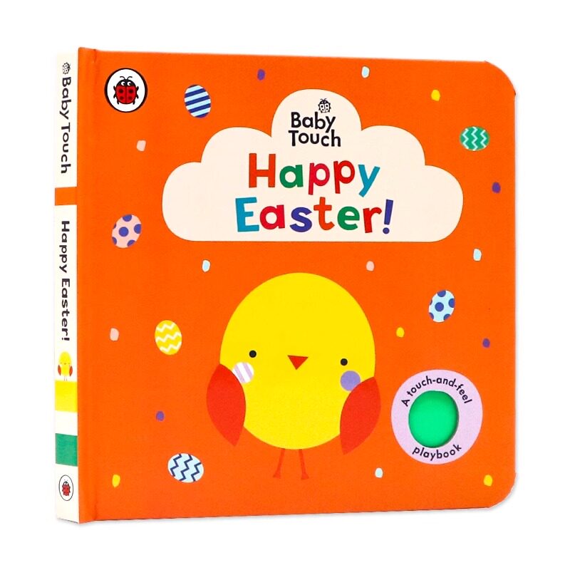 Ladybird小瓢虫 复活节快乐 英文原版绘本 Baby Touch: Happy Easter 低幼儿童英语启蒙节日认知图画书精装 亲子互动触摸纸板书