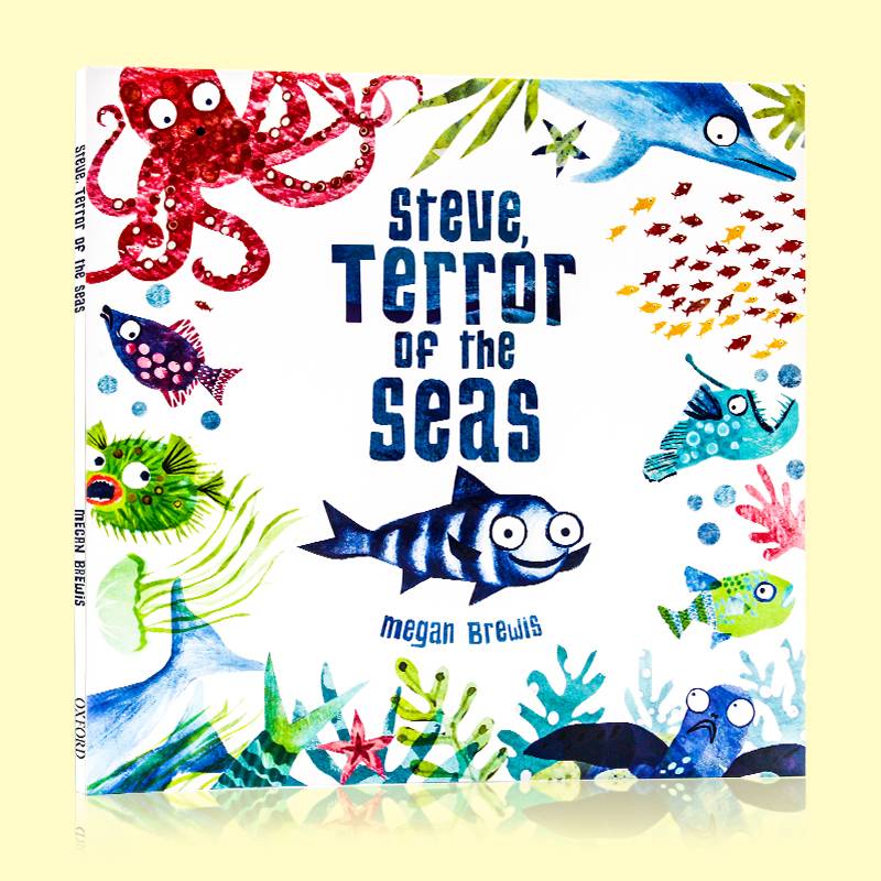 牛津精品绘本 史蒂夫 恐怖的海洋Steve Terror of the Seas 英文原版绘本 Megan Brewis 著  儿童读物 精美插图绘本