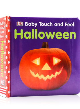 万圣节主题 DK触摸书 Baby Touch and Feel Halloween 万圣节 英文原版绘本 0-3岁幼儿英语启蒙触摸纸板书 亲子益智早教开发