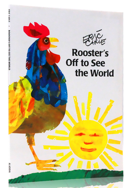 公鸡看天下 Rooster's Off to See the World  Eric Carle 卡尔爷爷 平装大开 儿童英语绘本