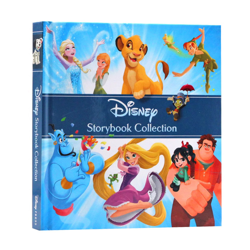 迪士尼18个经典故事合集 英文原版绘本 Disney Storybook Collection 美女与野兽狮子王灰姑娘冰雪奇缘彼得潘花木兰 5-8岁 Disney