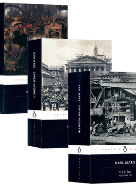 现货 Capital Volume I-3 资本论1-3全套英文原版 卡尔马克思资本论1-3 政治经济学批判经济学著作 进口英语书籍平装