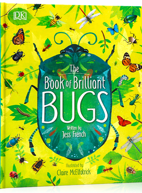 现货DK 聪明的虫子 英文原版 The Book of Brilliant Bugs 精装图书 少儿科普百科读物 儿童绘本图画书 昆虫爱好者 幼儿插画书籍