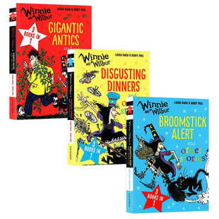牛津精品读物 女巫温妮系列章节书 三故事合一 英文原版读物 Winnie and Wilbur Disgusting Dinners 吴敏兰书单温妮女巫魔法读物