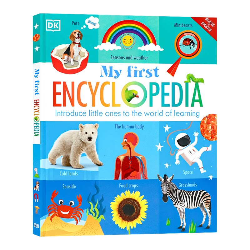 DK精品 我的第一本百科全书 英文原版 My First Encyclopedia 5-7 岁儿童启蒙百科 亲子共读科普书 开启探索世界第一步 精装大开本
