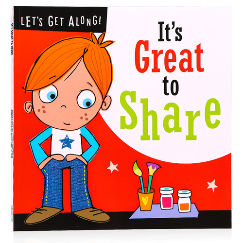 英文原版绘本 It’s great to share 分享真的太棒了 儿童性格行为习惯养成 亲子早教启蒙认知图画故事书 平装大开 Stuart Lynch