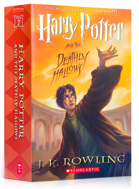 哈利波特与死亡圣器 哈利波特7 美版 英文原版小说 Harry Potter and the Deathly Hallows 学乐出品 JK罗琳 畅销魔幻小说