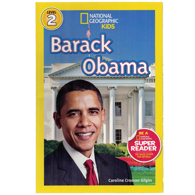 英文原版绘本 National Geographic Kids Level2:Barack Obama 国家地理分级阅读初阶 儿童英语启蒙绘本