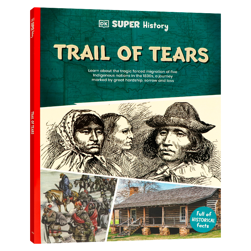 DK超级历史系列泪之路 英文原版 DK Super History Trail of Tears 儿童历史课外读物泪之路深度解析激发儿童历史学习兴趣 平装
