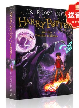 哈利波特与死亡圣器英文原版 Harry Potter 英文版 the Deathly Hallows哈利波特英语原版7册书全套 科幻小说JK Rowling 英国版哈7
