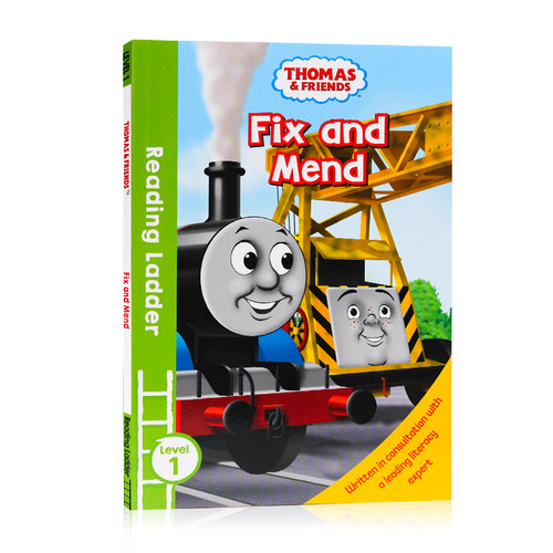 托马斯和朋友们Thomas and Friends Fix and Mend英文原版分级阅读入门级Reading Ladder Level 1英语故事图画书 儿童绘本3-5岁