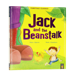 Tiger 绘本 the and 杰克和豆茎 儿童启蒙英语绘本平装 Little Press Mara著作 Jack Alperin 版 Group出版 Beanstalk 英文原版
