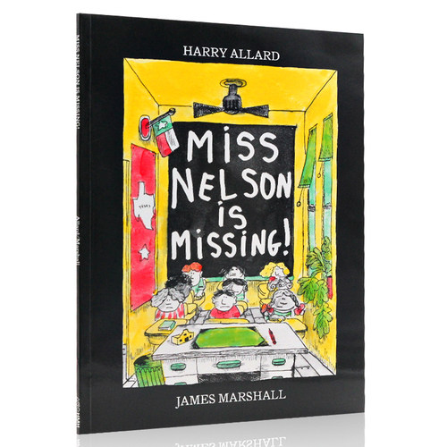 尼尔森老师不见了 英文原版绘本Miss Nelson is Missing! 廖彩杏汪培珽书单James Marshall詹姆斯·马歇尔 儿童趣味图画故事书平装