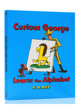 英文原版绘本 Curious George Learns the Alphabet 廖彩杏书单 平装 好奇的乔治猴学字母 H. A. Rey