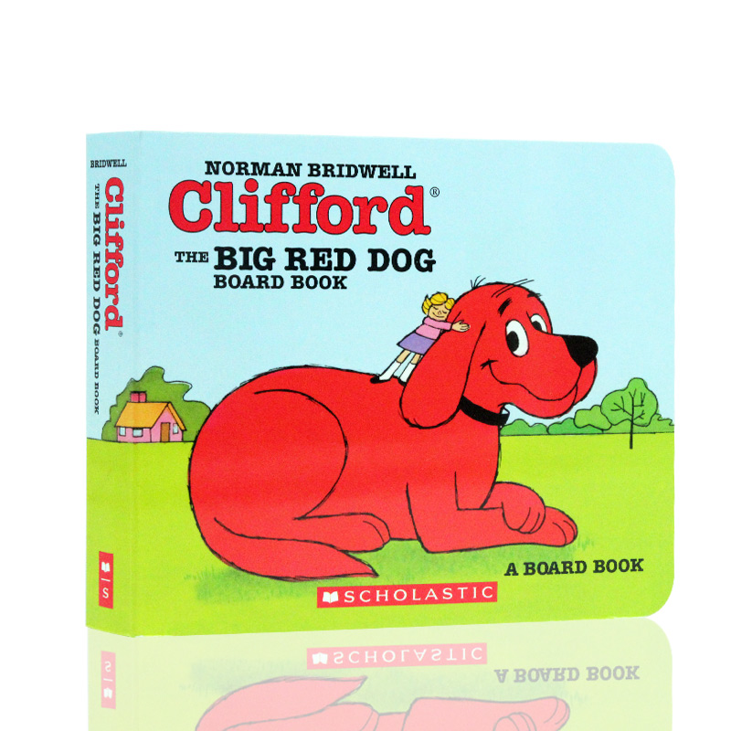 英文原版绘本CLIFFORD THE BIG RED DOG大红狗克利弗德 儿童英语启蒙认知纸板书 亲子互动读物