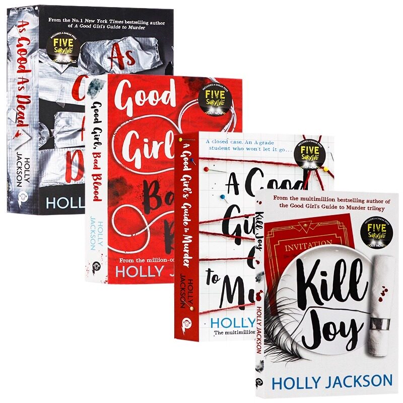 好女孩的谋杀指南4册 英文原版小说 A Good Girl's Guide to Murder 畅销悬疑系列 前传 Kill Joy 青少年文学 经典犯罪原著故事