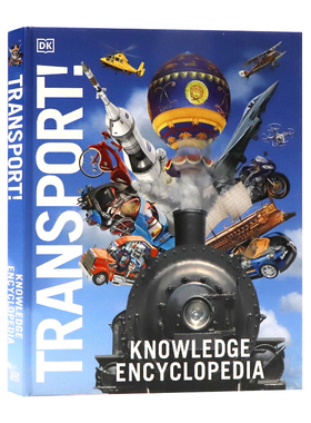 DK交通知识百科全书英文原版 Knowledge Encyclopedia Transport! 儿童交通百科全彩精美插图DK图解百科精装大开本