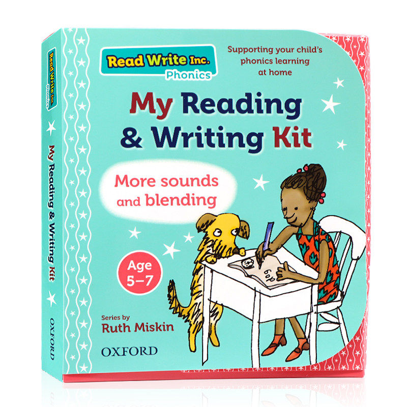 牛津自然拼读教材5-7岁 More Sounds and Blending 英文原版 Read Write Inc My Reading and Writing Kit 儿童英语早教启蒙