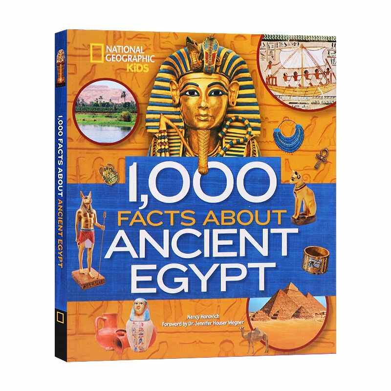 美国国家地理儿童 关于古埃及的1000个事实 英文原版 1,000 Facts About Ancient Egypt 儿童自然百科科普书 儿童英语课外阅读读物