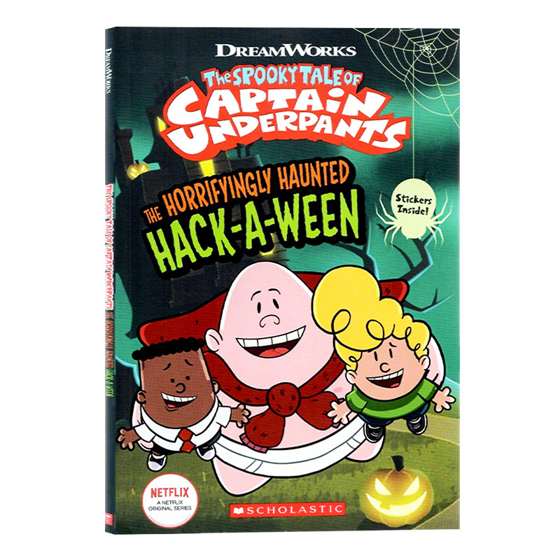 captain underpants 内裤超人漫画版 万圣节 英文原版 the horrifying
