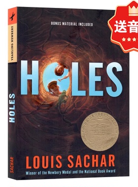 Holes 别有洞天 英文原版 纽伯瑞奖小说 洞 Louis Sachar少年儿童故事书 获奖图书 正版进口原版书籍