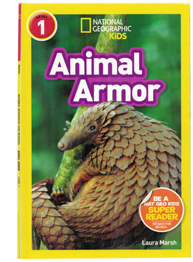 英文原版绘本 National Geographic Kids Readers:Animal Armor  国家地理分级阅读初阶 Level1低幼儿童英语启蒙绘本