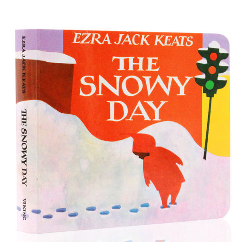 The Snowy Day 下雪天 英文原版绘本 凯迪克奖作品 儿童场景纸板书 儿童启蒙图画故事 Christmas圣诞节绘本