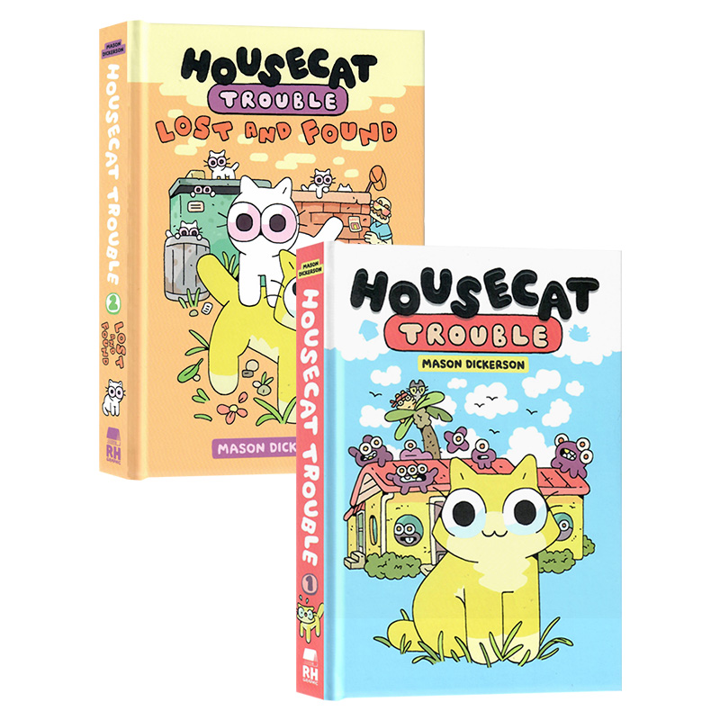 预售家猫的烦恼2册套装英文原版