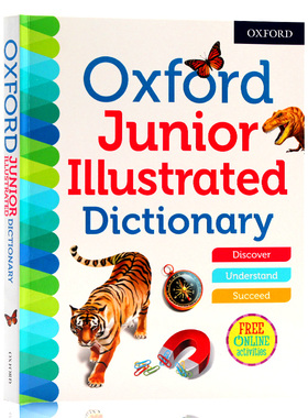 牛津少儿英语图解词典 英文原版工具书 Oxford Junior Illustrated Dictionary 儿童初级词典 英英字典 英文版进口书籍