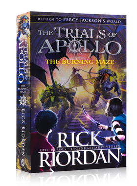阿波罗的审判3 焚烧的迷宫The Burning Maze The Trials of Apollo Book 3 英文原版科幻小说 波西杰克逊percy Jackson