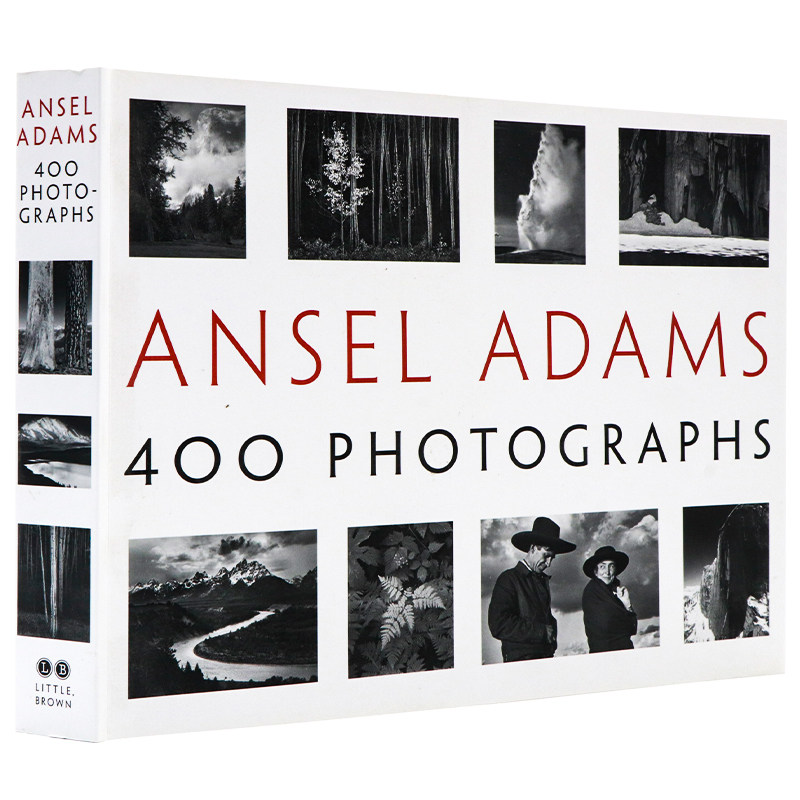 400幅黑白作品照片英文原版 Ansel Adams 400 Photographs 安塞尔亚当斯 摄影艺术画册艺术作品集 全彩页艺术彩色插图大开精装