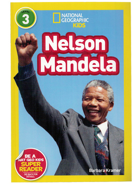英文原版绘本 National Geographic Kids Level3:Nelson Mandela 国家地理分级阅读初阶 低幼儿童英语启蒙绘本