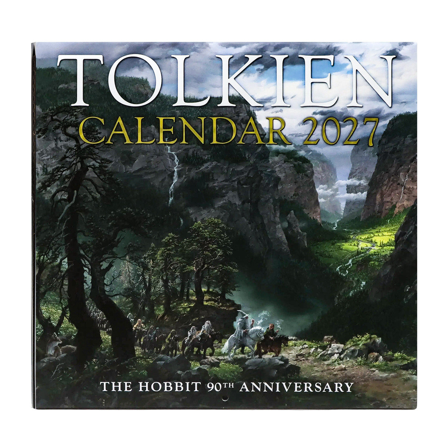 托尔金2027年官方日历英文原版 Tolkien Calendar 2027 The Great Tales of Middle-earth 中洲历史艾伦李插画 AlanLee 魔戒指环王