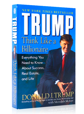 像亿万富翁一样思考Think Like a Billionaire 特朗普trump英文原版小说 川普 唐纳德 人物传记 美国总统自传