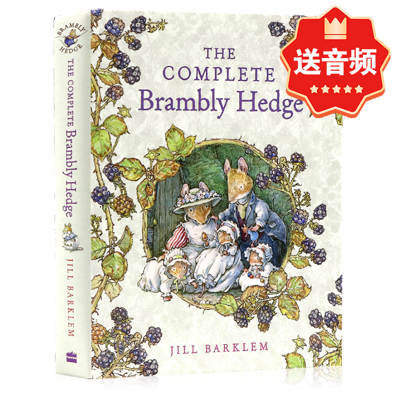 现货英文原版绘本野蔷薇村的故事全集The Complete Brambly Hedge1-8册故事精装合集儿童英国田园画风童话故事 亲子睡前图画故事书 书籍/杂志/报纸 儿童读物原版书 原图主图