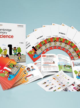 剑桥国际小学科学 英文原版 MC Cambridge Primary Science 123级 学生用书教材+练习册含贴纸 最新版国际知名学科专家研发