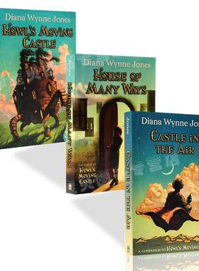 哈尔的移动城堡三部曲 英文原版小说 Howl's moving castle 宫崎骏动画电影原著 Castle in the Air幻想文学小说Diana Wynne Jones