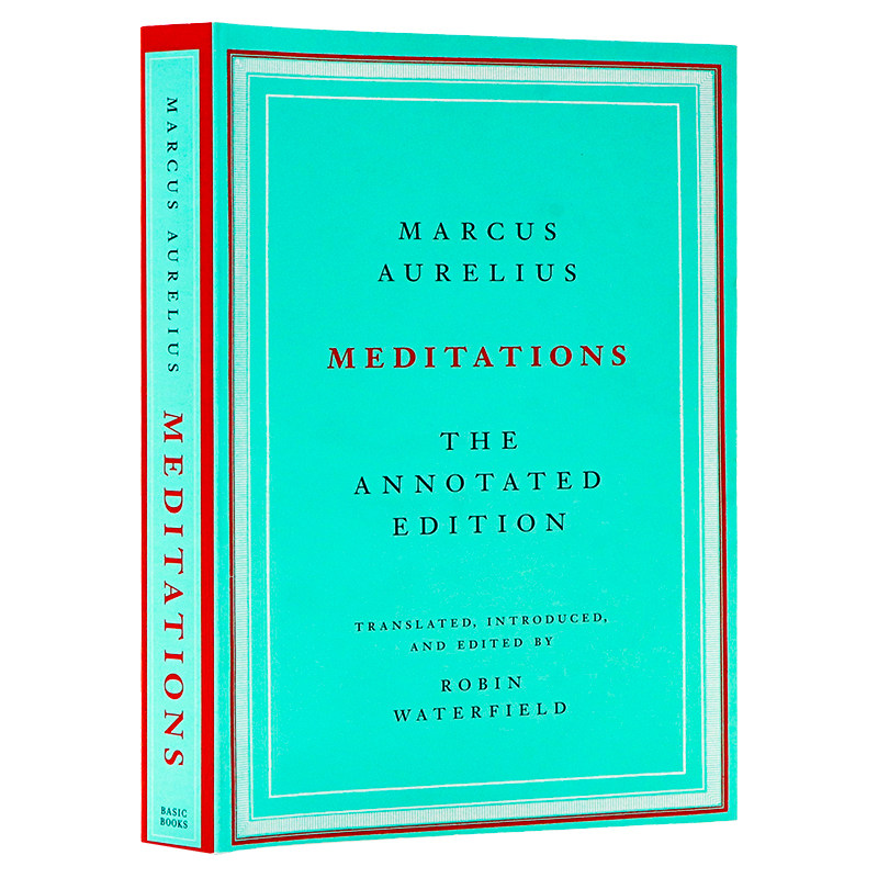 沉思录 注释版 英文原版 Meditations The Annotated Edition 古罗马皇帝马可 奥勒留哲学著作 马可思想 深刻剖析 通俗哲学作品