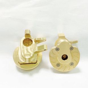 Capra1.9UTB SCX10 III 三代铜配重转向杯 齿轮盖配重套装