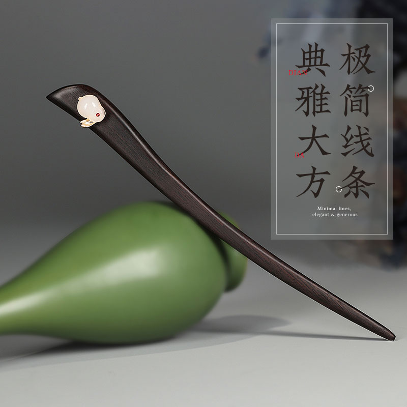 高级感发簪简约百搭古风女