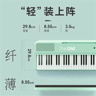 TheONE小花琴儿童智能电子琴61键专业初学成年幼师专用乐器COLOR