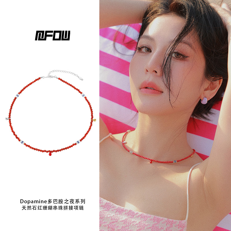 天然石串珠，度假风，原创