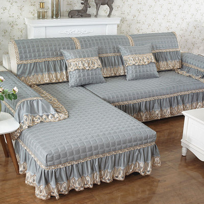 欧式沙发垫四季通用防滑高档坐垫子定做贵妃全包通用客厅沙发套罩