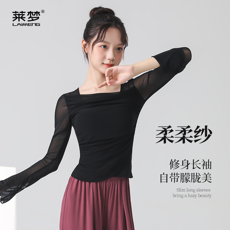 莱梦古典舞练功服网纱身韵服